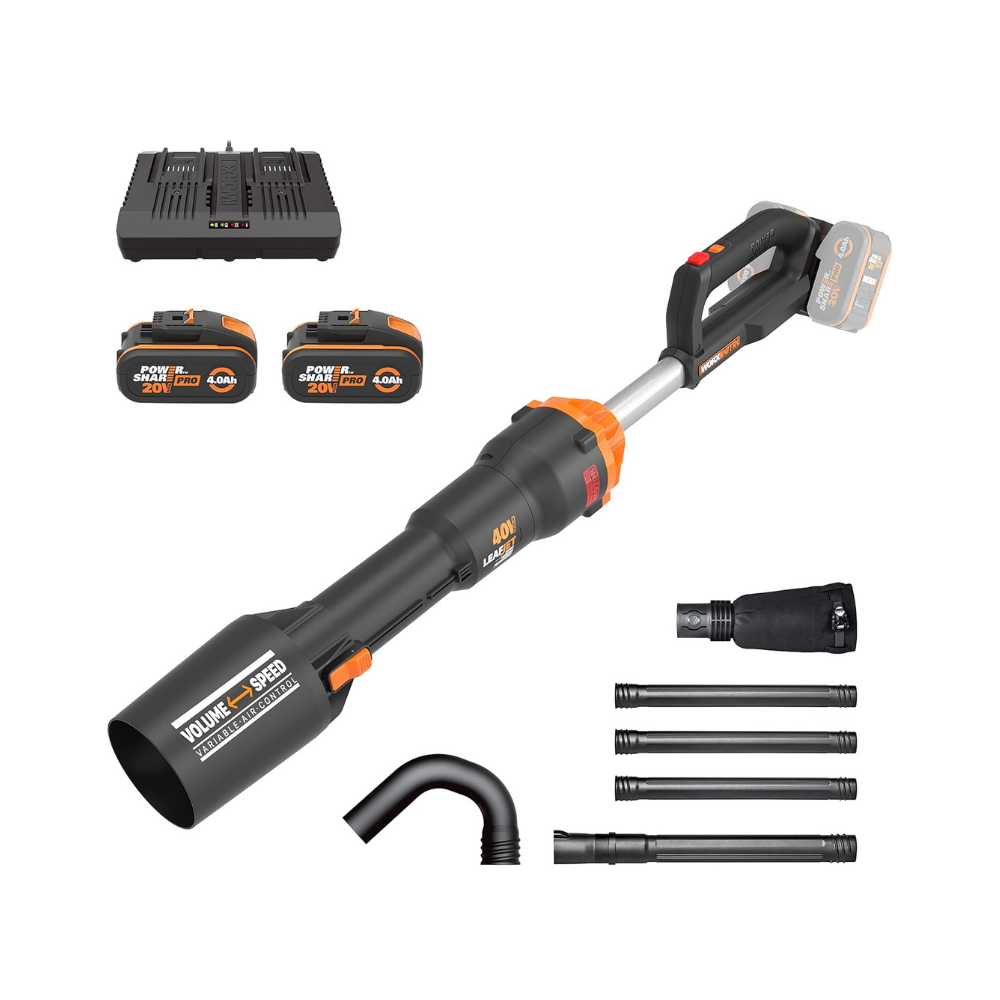 WORX Nitro 36 V (40 V máx.) Soplador de hojas inalámbrico WG585E.2