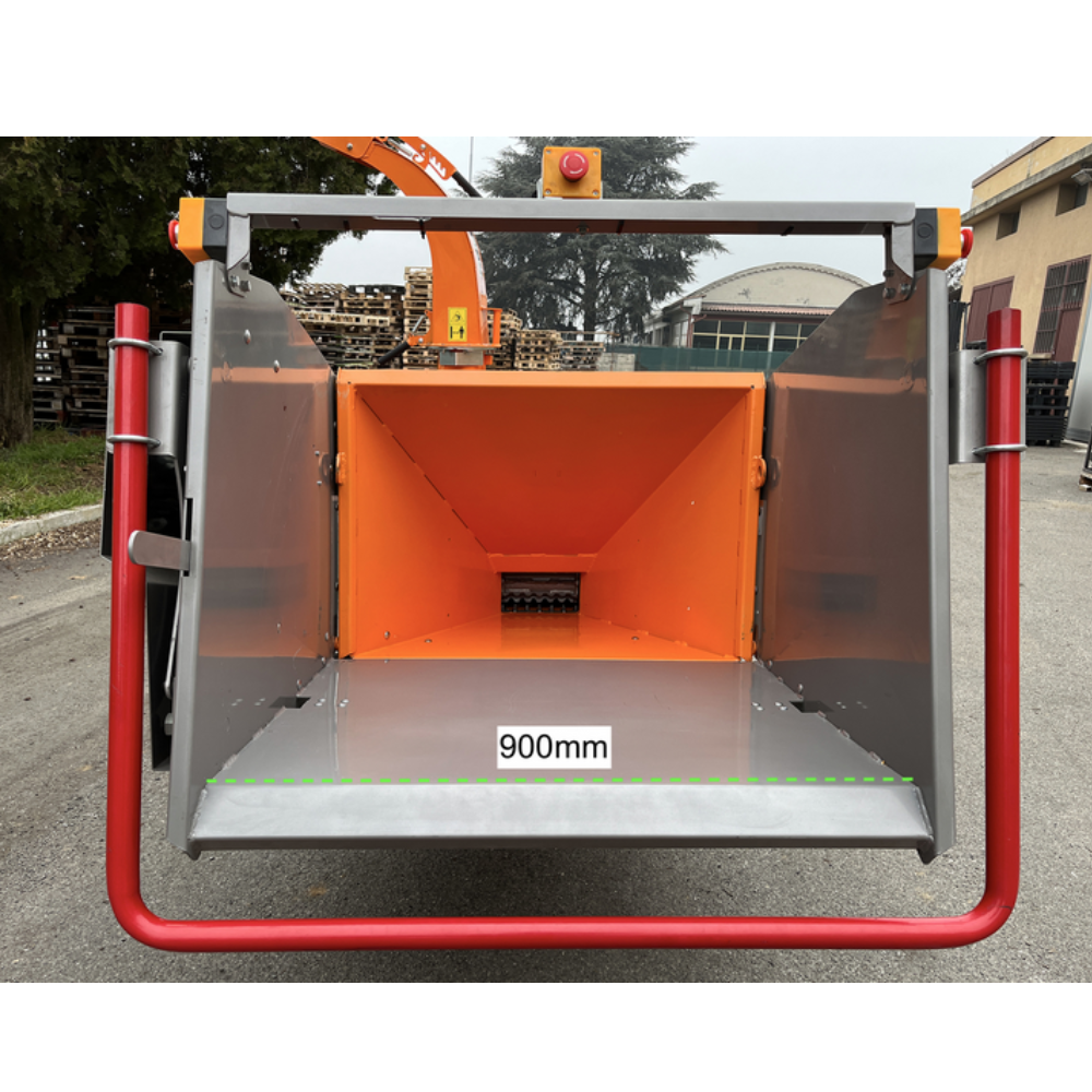 Trituradora hidráulica de ramas para tractor